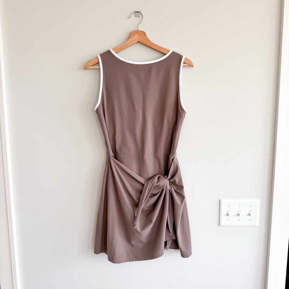 YPB Abercrombie & Fitch Tie Game Dress Brown L